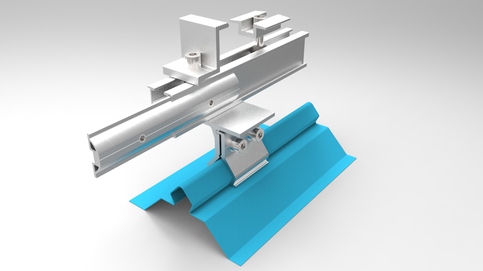 Standing Seam Solar Metal Roof Mount