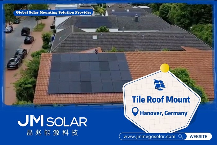 Project Update | JinMega Tile Roof Solar Mounting System in Hanover, Germany