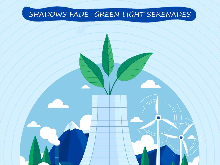 Earth Day | Shadows fade, green light serenades