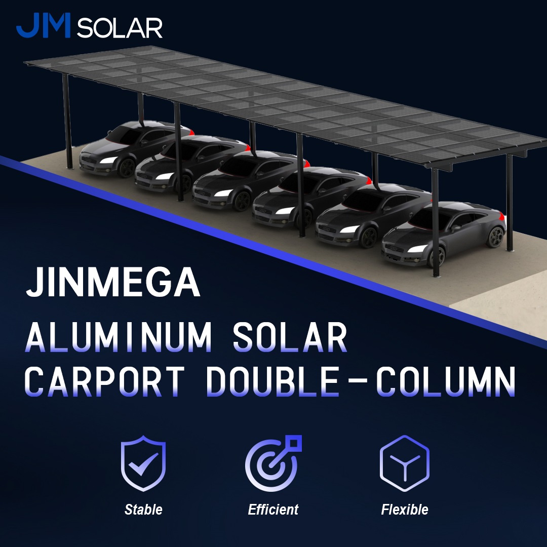Product Spotlight | JinMega Aluminum Solar Carport Double-Column