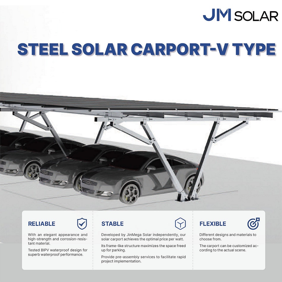 Product Spotlight | V-Type Steel Solar Carport