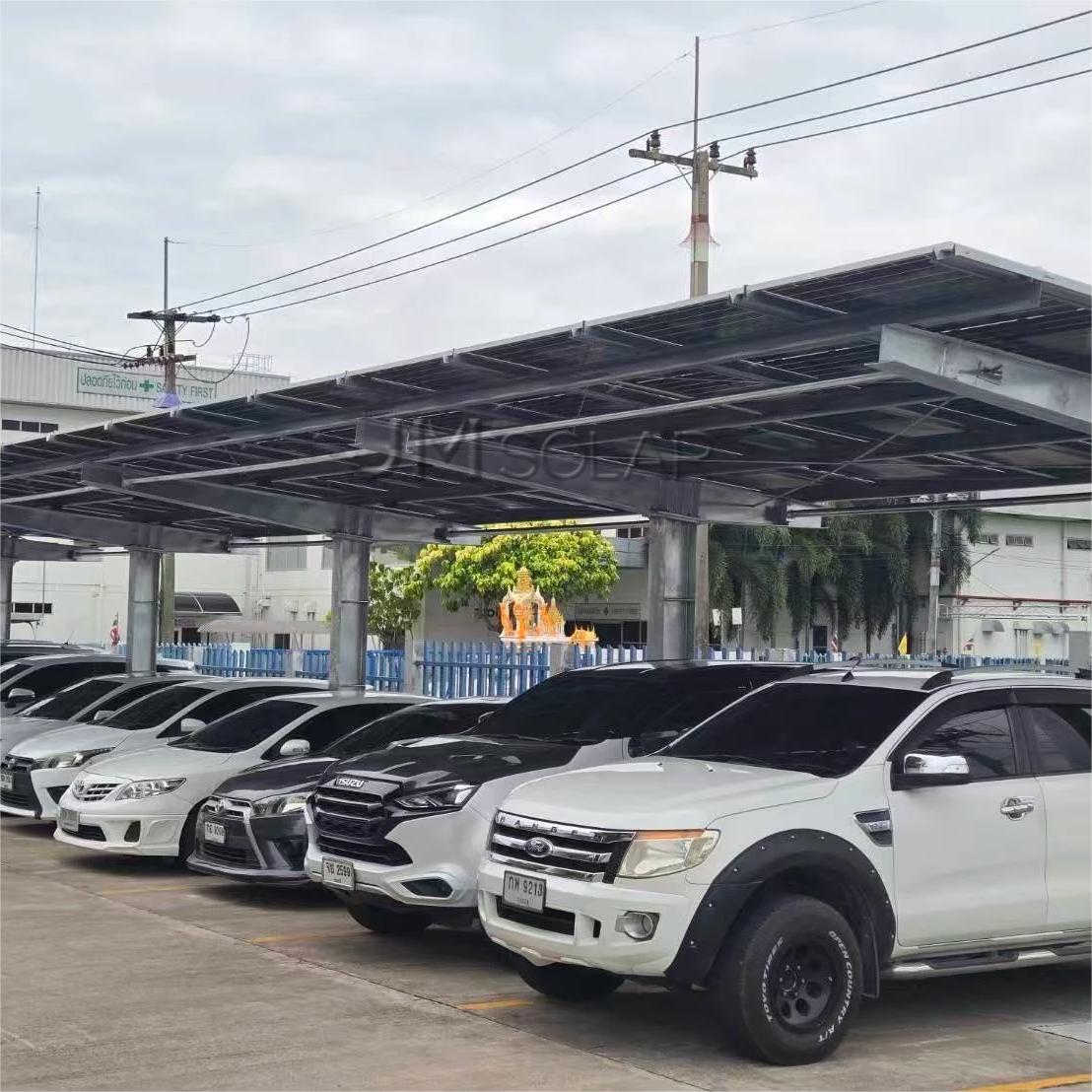Project Spotlight | 260kW Steel Solar Carport Project in Thailand